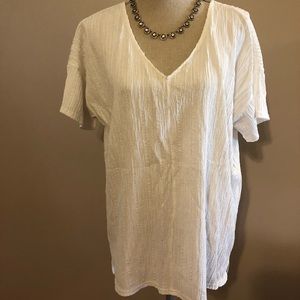 Boutique crepe short sleeve top